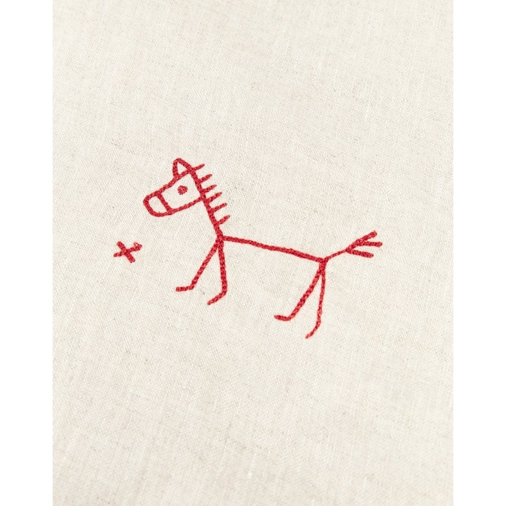 L1N0 EMBROIDERED WINTER BLANKET FRENCH LINEN