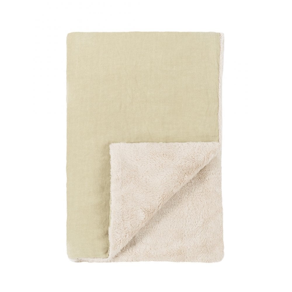 L1N0 EMBROIDERED WINTER BLANKET FRENCH LINEN