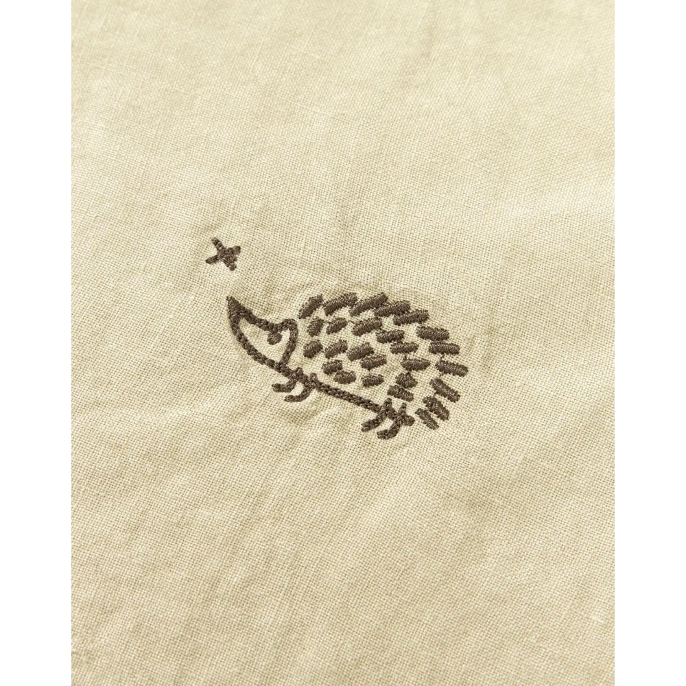 L1N0 EMBROIDERED WINTER BLANKET FRENCH LINEN