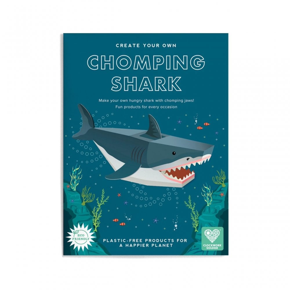 CREATE YOUR OWN CHOMPING SHARK (5 YEARS+)