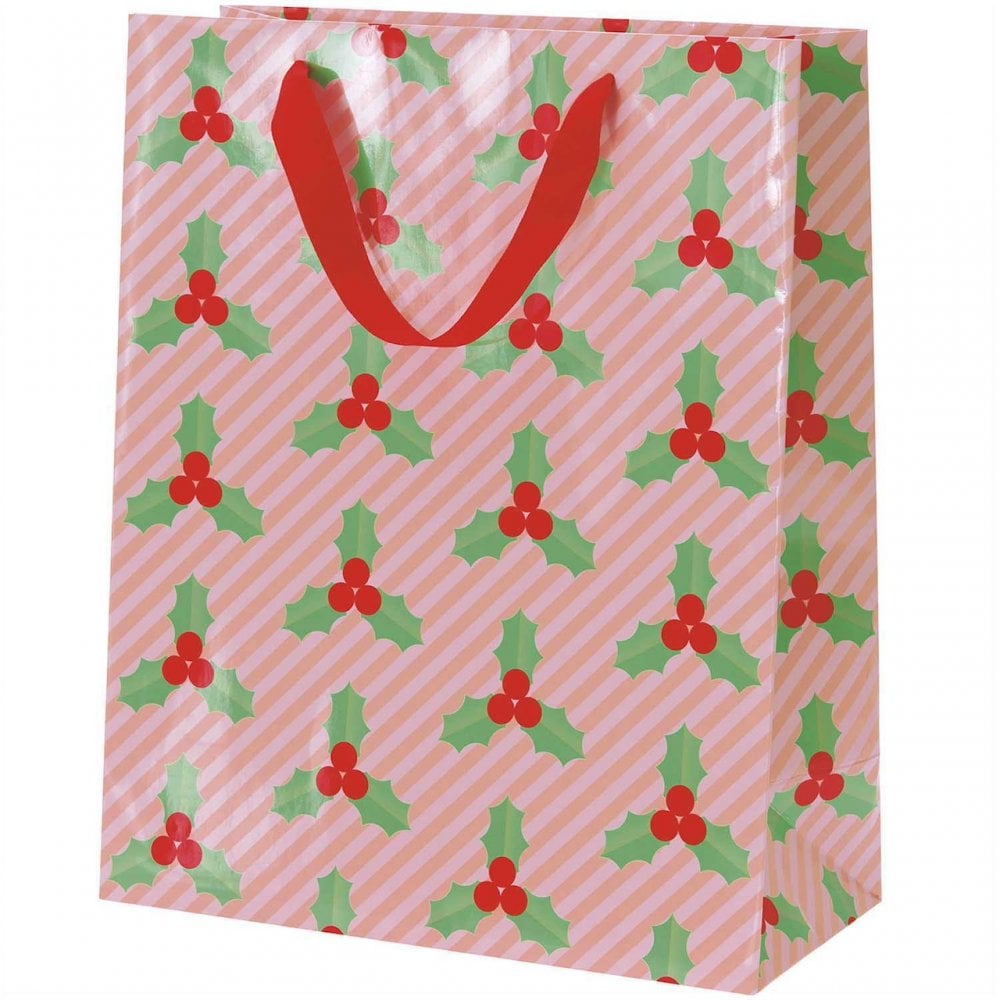 LARGE GIFT BAG - HOLLY