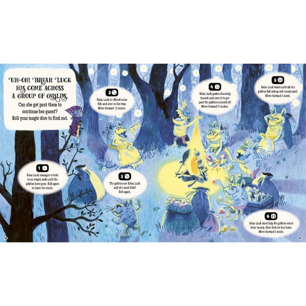 A ROLL OF THE DICE ENCHANTED FOREST BOOK (4-7 YEARS)