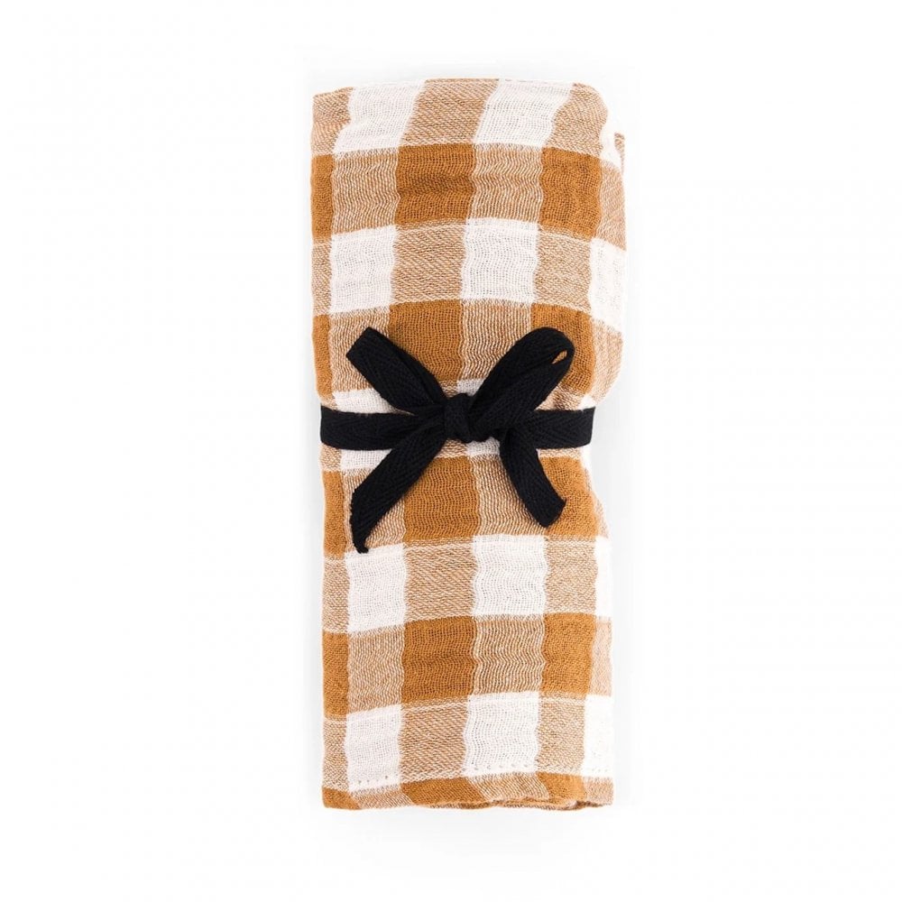 BIANCA SWADDLE - VICHY CARAMEL