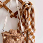 BIANCA SWADDLE - VICHY CARAMEL