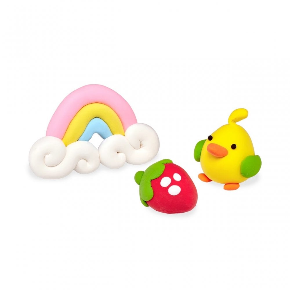 CREATIBILES DIY AIR DRY CLAY KIT - 12 COLOURS + 3 TOOLS