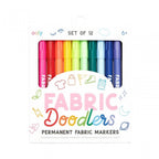 FABRIC DOODLERS MARKERS - 12 COLOURS (6 YEARS+)