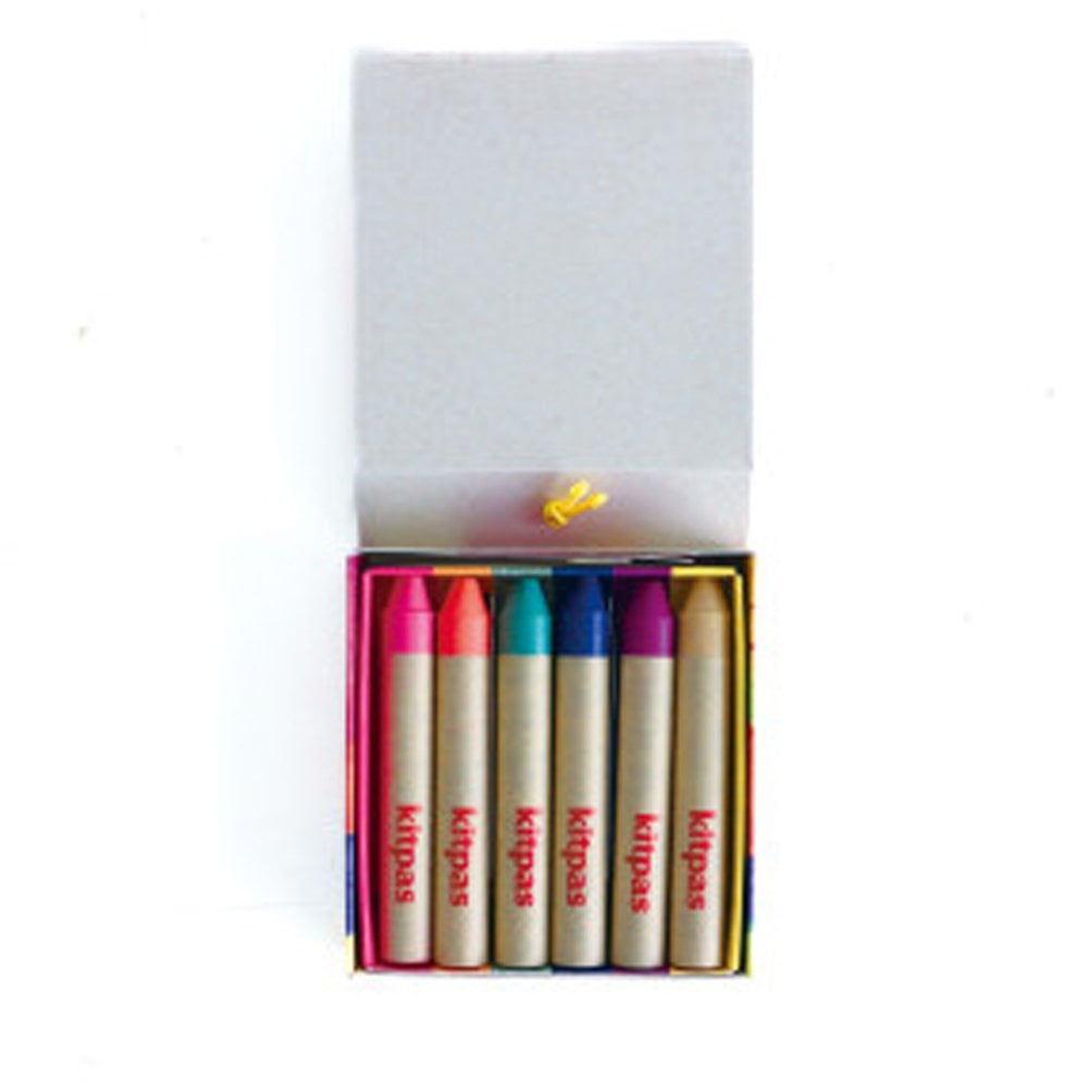 CRAYONS ECRU SET - 6 COLOURS NATURE