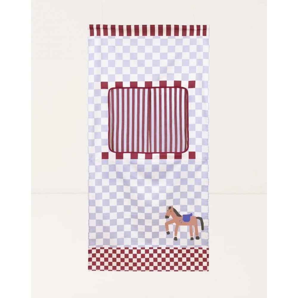 VIBES DOOR THEATRE - BLUE CHECKS HORSE