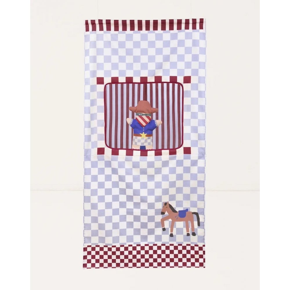 VIBES DOOR THEATRE - BLUE CHECKS HORSE