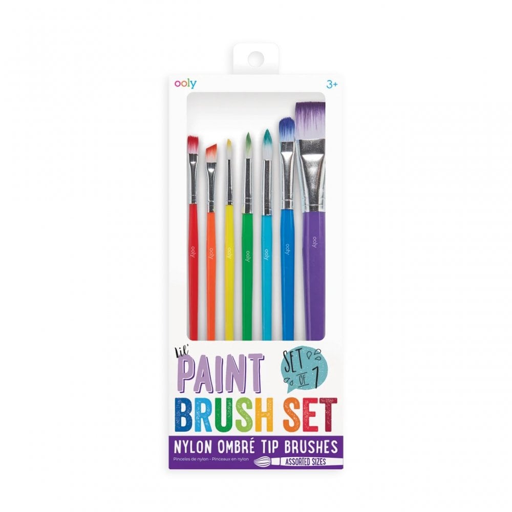 LIL PAINT BRUSHES - SET OF 7 (3 YEARS+)