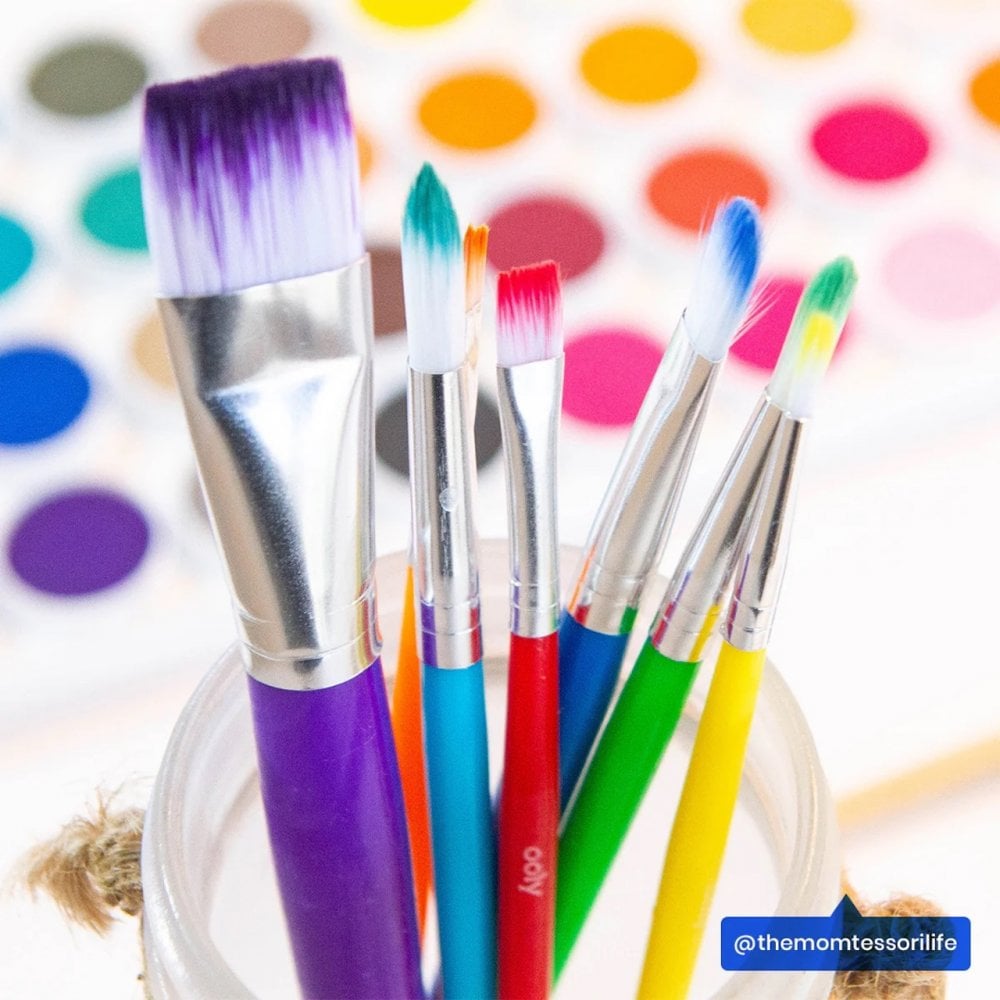 LIL PAINT BRUSHES - SET OF 7 (3 YEARS+)