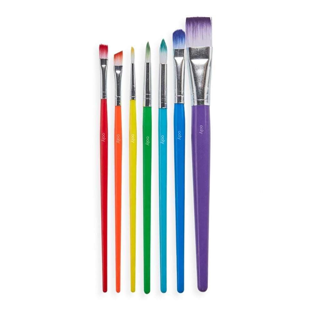 LIL PAINT BRUSHES - SET OF 7 (3 YEARS+)
