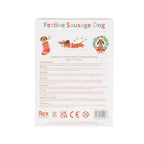 FESTIVE SAUSAGE DOG TEMPORARY TATTOOS