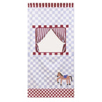VIBES DOOR THEATRE - BLUE CHECKS HORSE