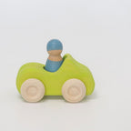 SMALL CONVERTIBLE WOODEN CAR - GREEN
