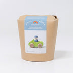 SMALL CONVERTIBLE WOODEN CAR - GREEN