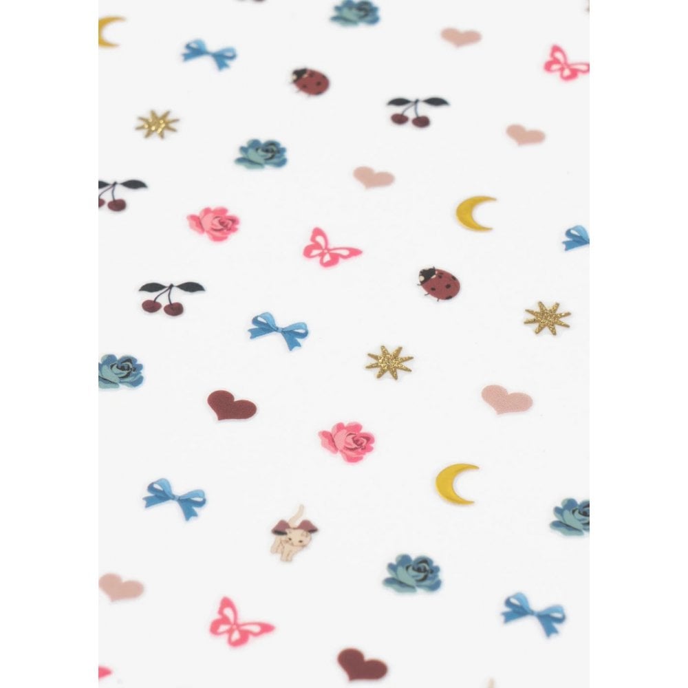 NAIL STICKERS - CATS, CHERRIES, BOWS MULTI