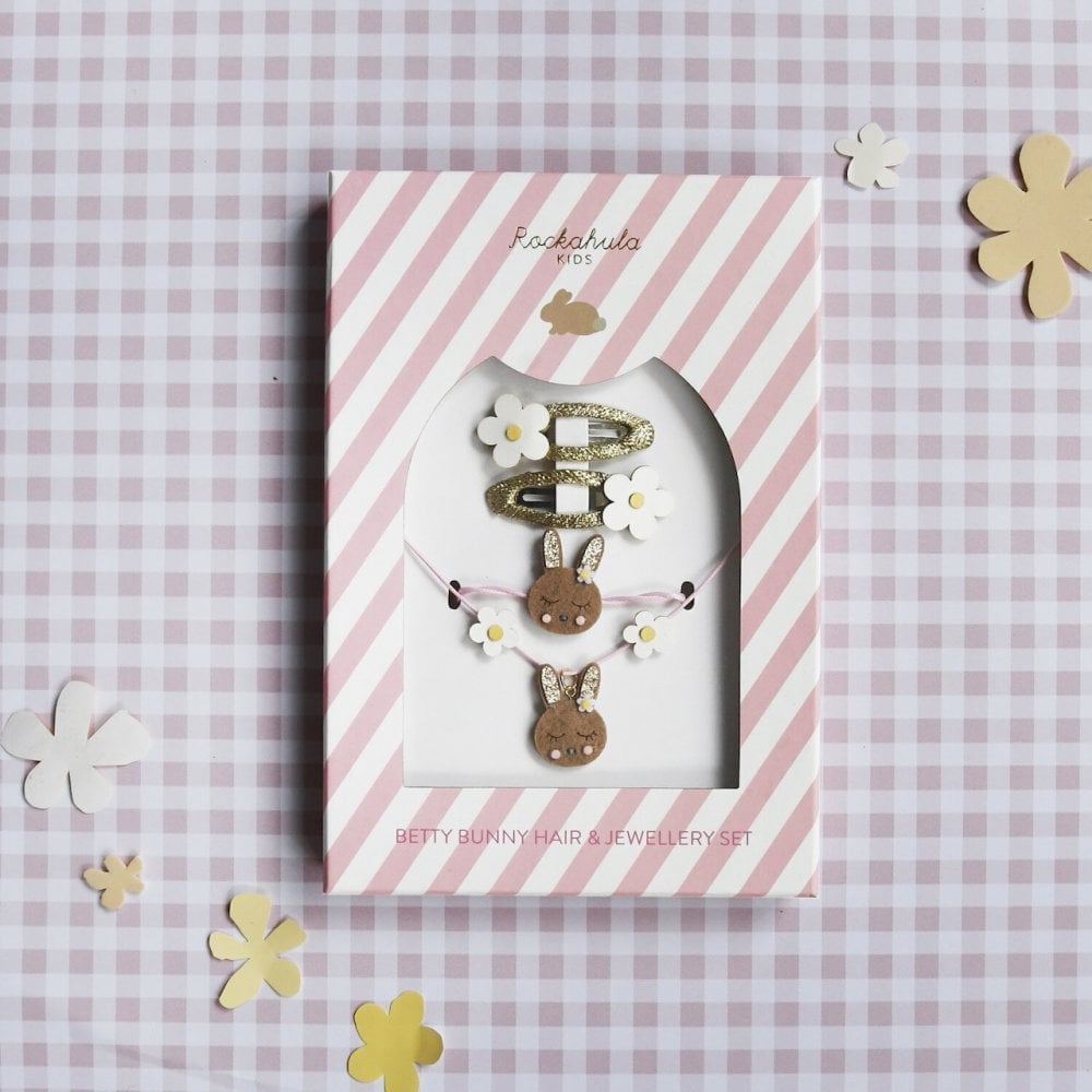 BETTY BUNNY HAIR & JEWELLERY SET