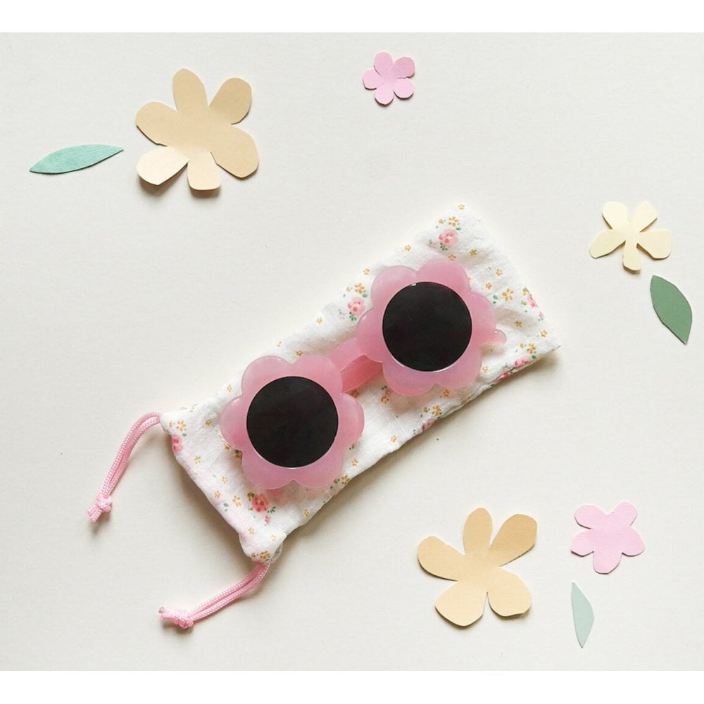PINK FLOWER SUNGLASSES