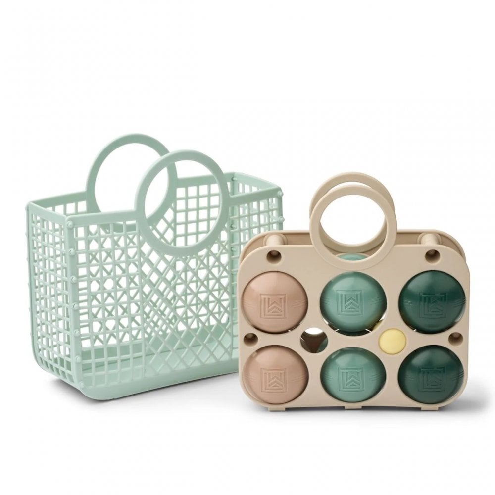 EMMETT PETANQUE BOULES SET - SANDY / MULTI MIX
