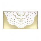 BRODERIE ANGLAISE LACE PAPER GARLAND - WHITE
