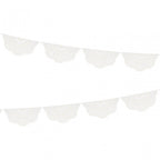 BRODERIE ANGLAISE LACE PAPER GARLAND - WHITE