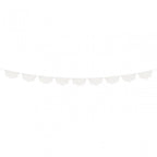 BRODERIE ANGLAISE LACE PAPER GARLAND - WHITE