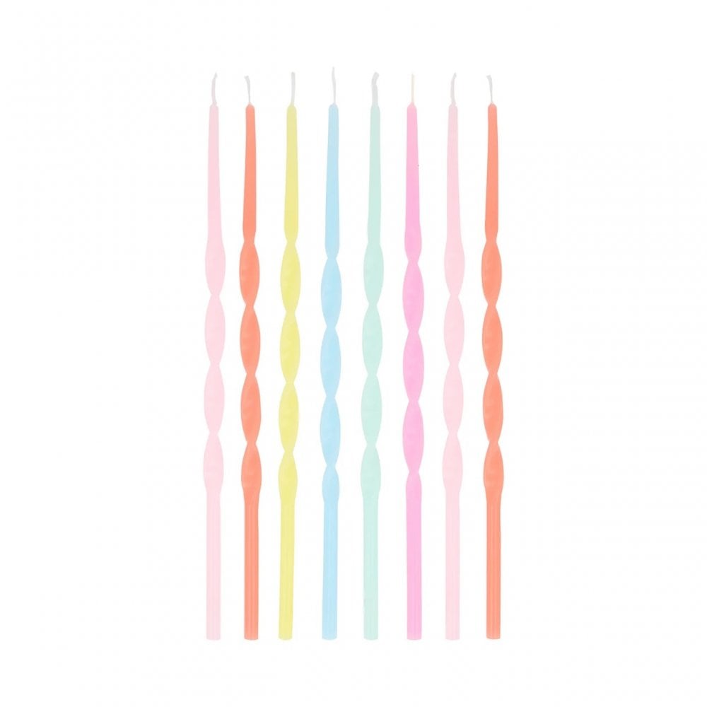 16 LIBERTY RAINBOW GARDEN PARTY CANDLES