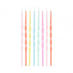 16 LIBERTY RAINBOW GARDEN PARTY CANDLES