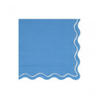 16 MIXED WAVY LINE LARGE NAPKINS
