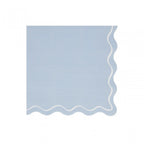16 MIXED WAVY LINE LARGE NAPKINS
