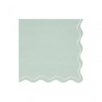16 MIXED WAVY LINE LARGE NAPKINS