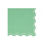 16 MIXED WAVY LINE LARGE NAPKINS