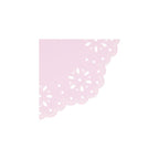 16 BRODERIE ANGLAISE LACE NAPKINS - PINK + PEACH