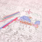 GIANT COLOURING POSTER - DANCE