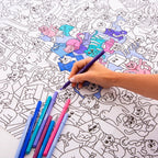 GIANT COLOURING POSTER - KITTY