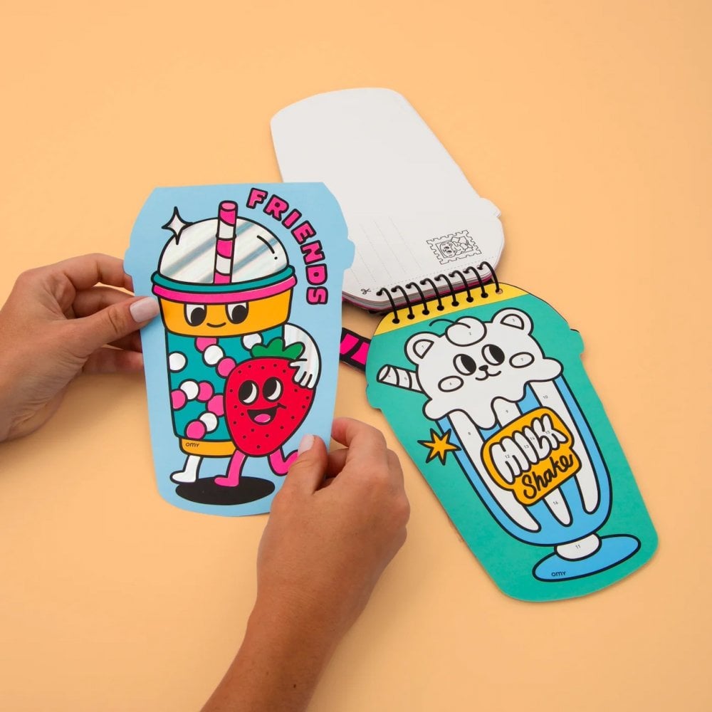 STICKER BY NUMBERS BOOK - BUBBLE TEA (6 YEARS+)