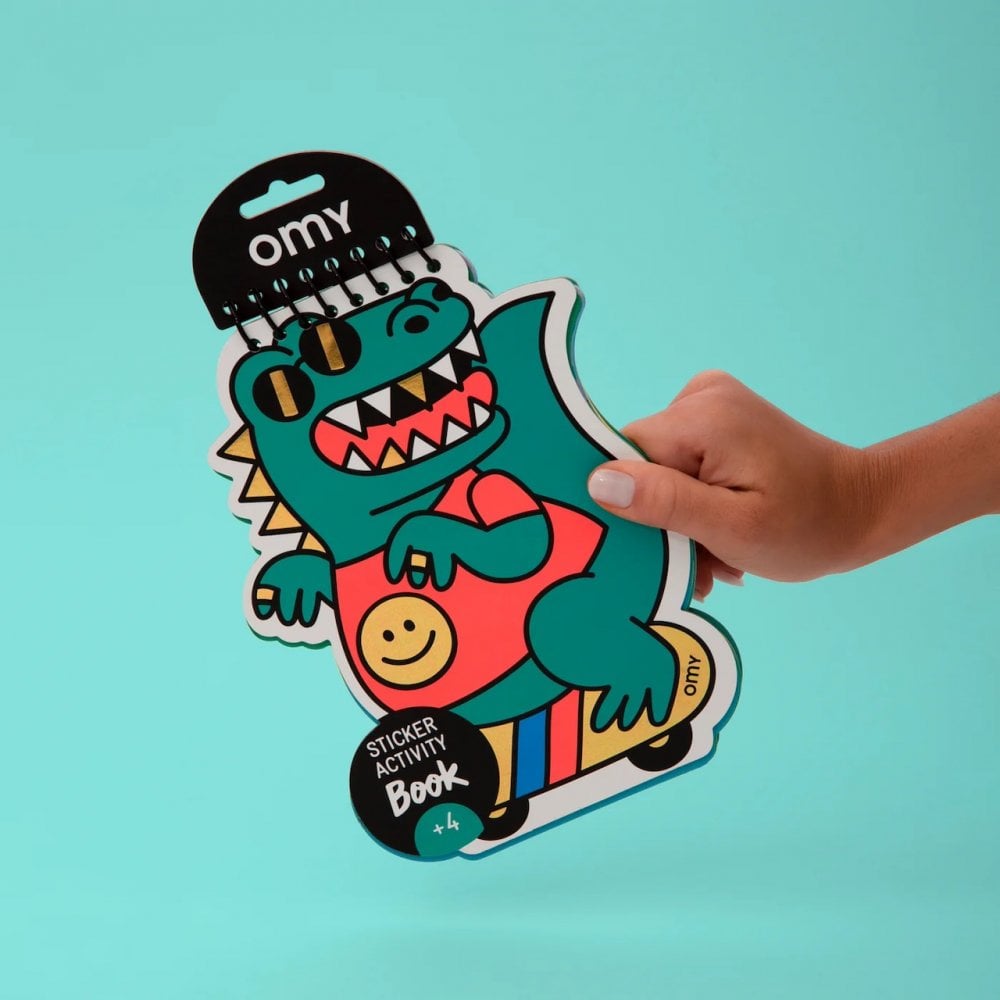 STICKER ACTIVITY BOOK - DINO (4 YEARS+)