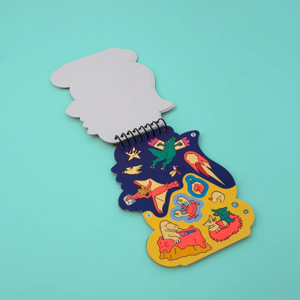 STICKER ACTIVITY BOOK - DINO (4 YEARS+)