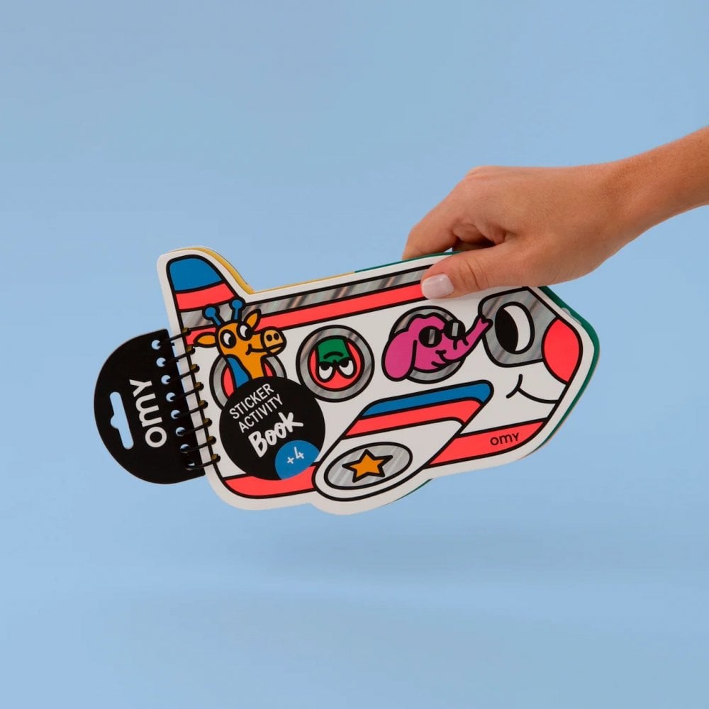 STICKER ACTIVITY BOOK - PLANE (4 YEARS+)