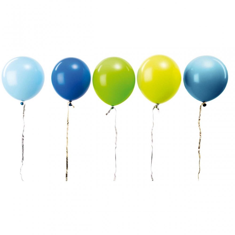 12 BALLOONS - AQUA MIX