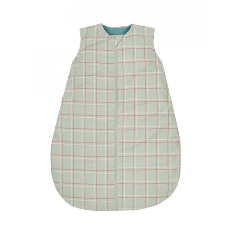 STORIES LIGHT SLEEPING BAG - 0-6 MONTHS - Blue red checks