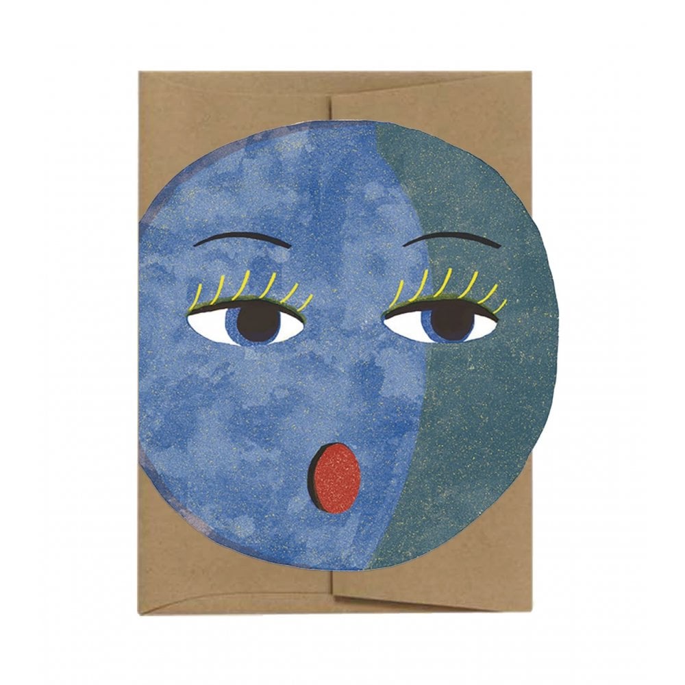 LUNE MOON DIE CUT CARD