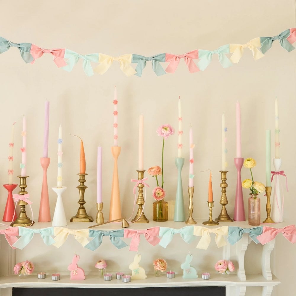 VELVET BOW GARLAND