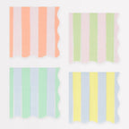 16 PASTEL STRIPE NAPKINS
