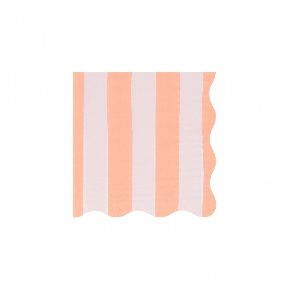 16 PASTEL STRIPE NAPKINS