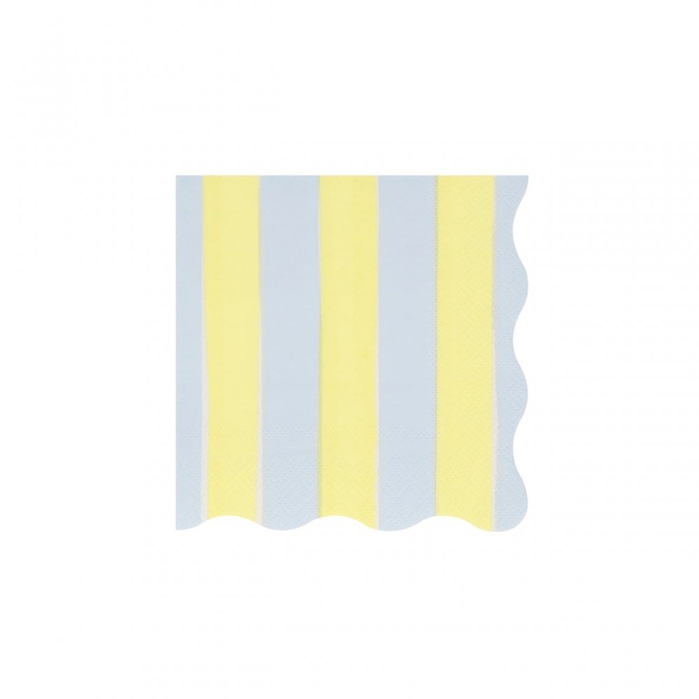 16 PASTEL STRIPE NAPKINS
