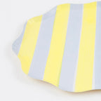8 PASTEL STRIPE PLATES
