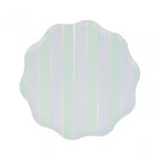 8 PASTEL STRIPE PLATES