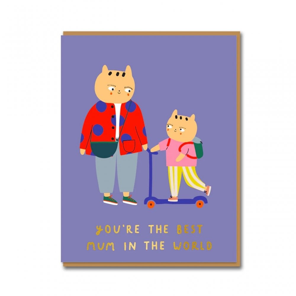 BEST MUM IN THE WORLD CARD